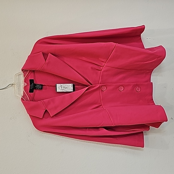 Sandra & Andre Pink Women's BlazerSize XL 3/4 sleeves NWT - Picture 2 of 10